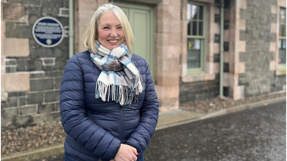 Grace Murray outside the recently renovated Station House