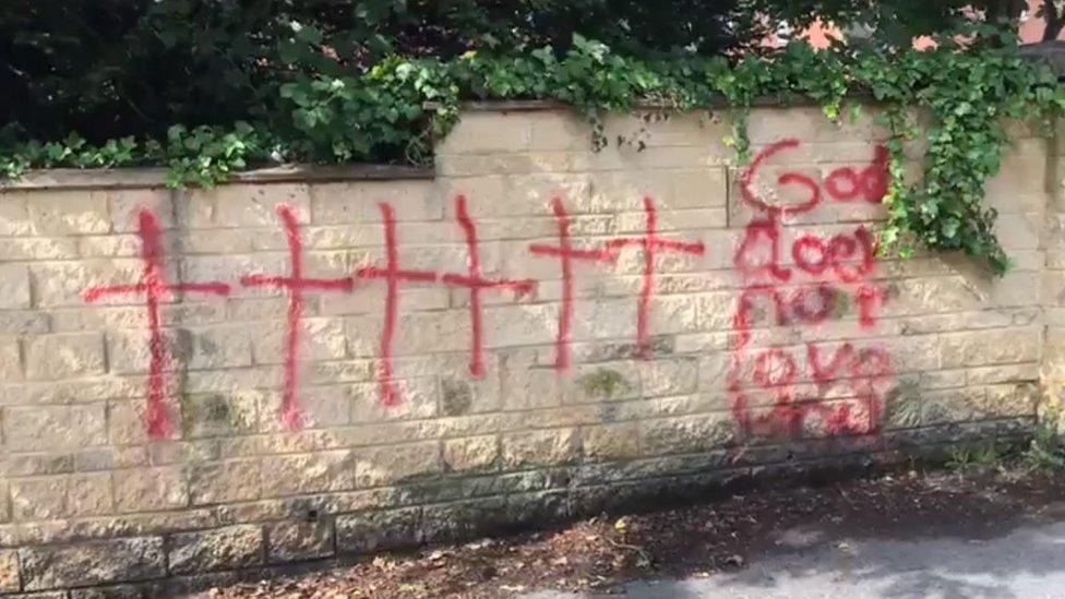 Vandalism at St Andrews Church