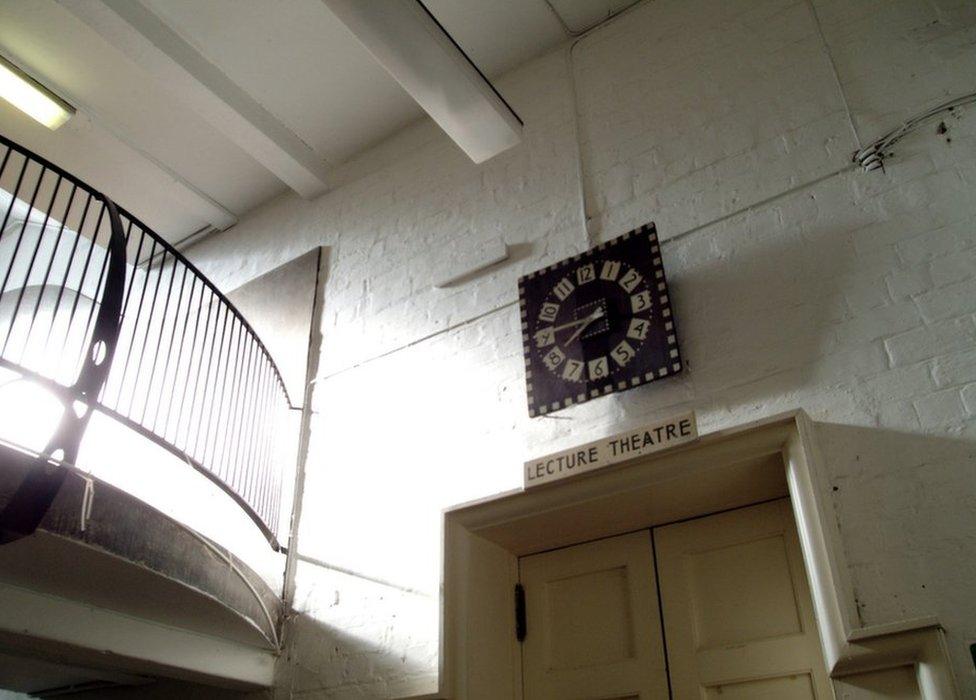 Mackintosh Lecture Theatre Entrance and balcony above