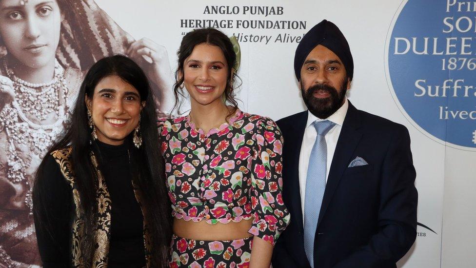 Kajri Babbar, Paige Sandhu and historian Peter Bance