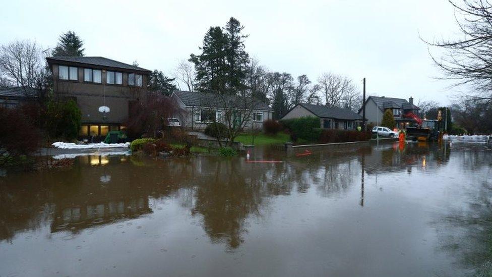 Flooding in Aboyne