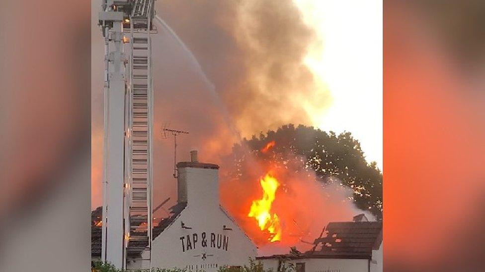 Pub fire