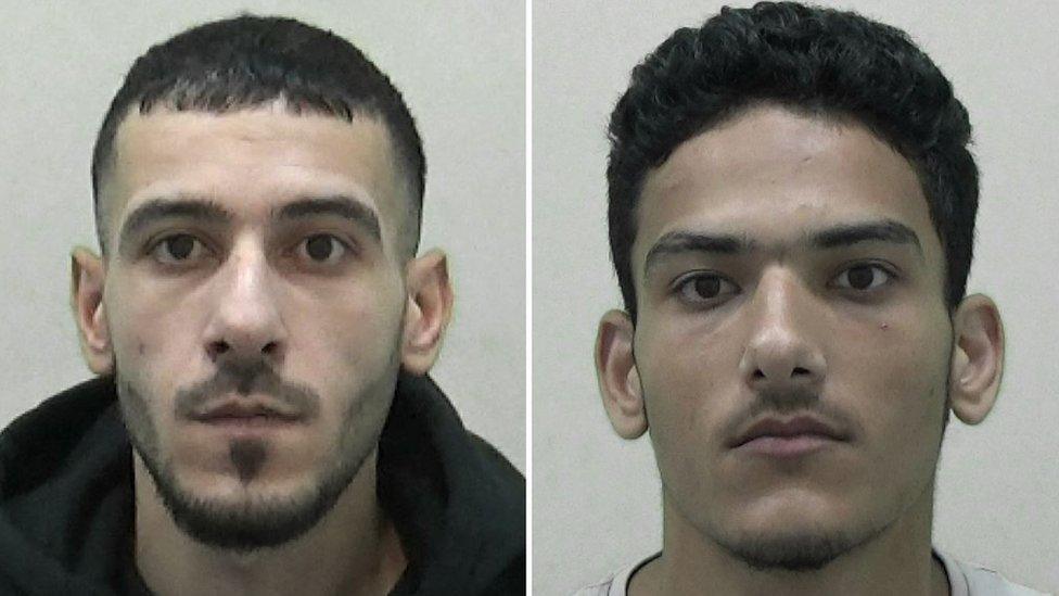 Mugshots of Omar and Mohamed Badreddin