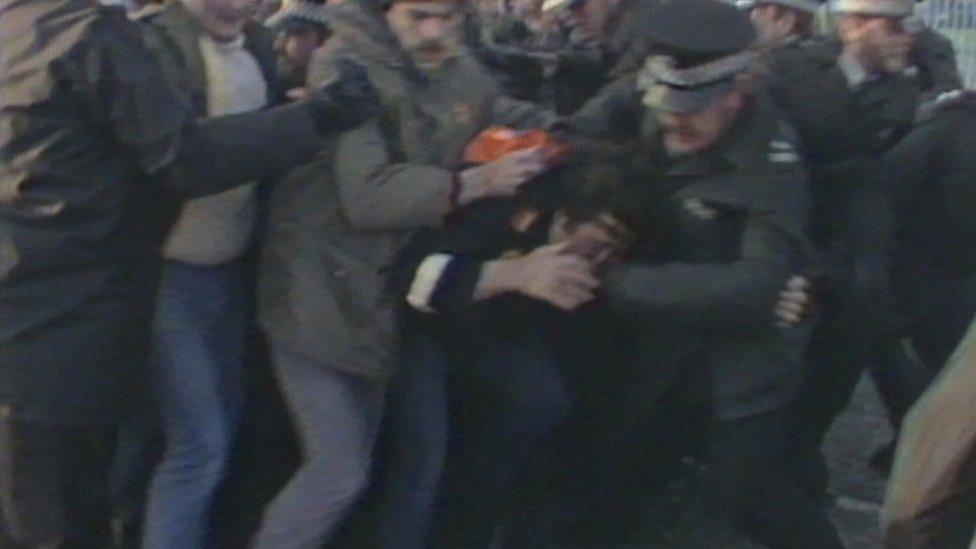 Miners strike in Scotland