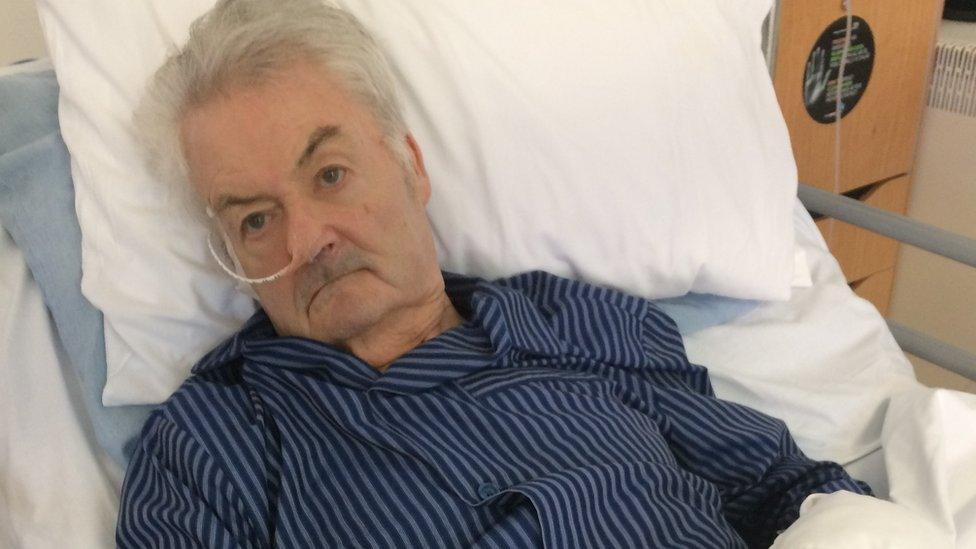 Howard Green in hospital