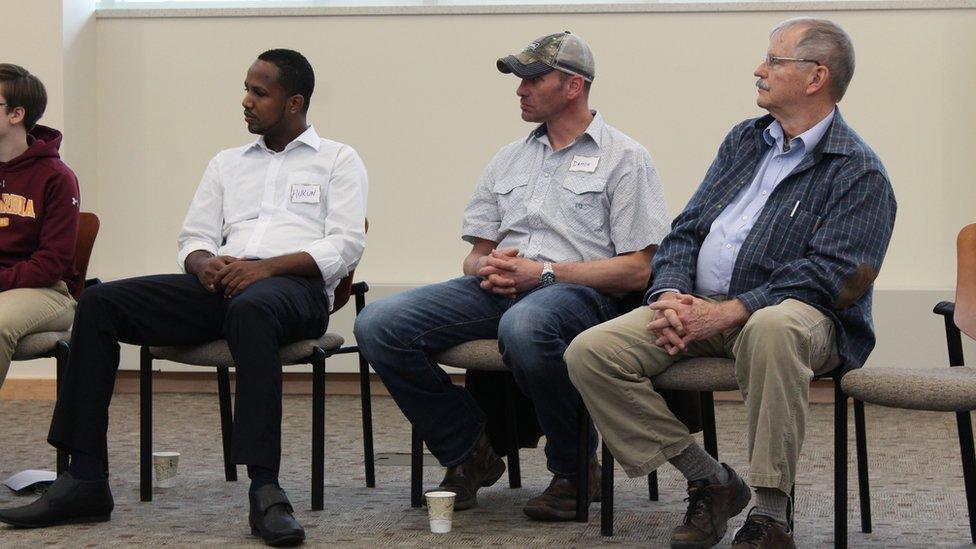 Hukun Abdullahi, Damon Ouradnik, and Rick Hall