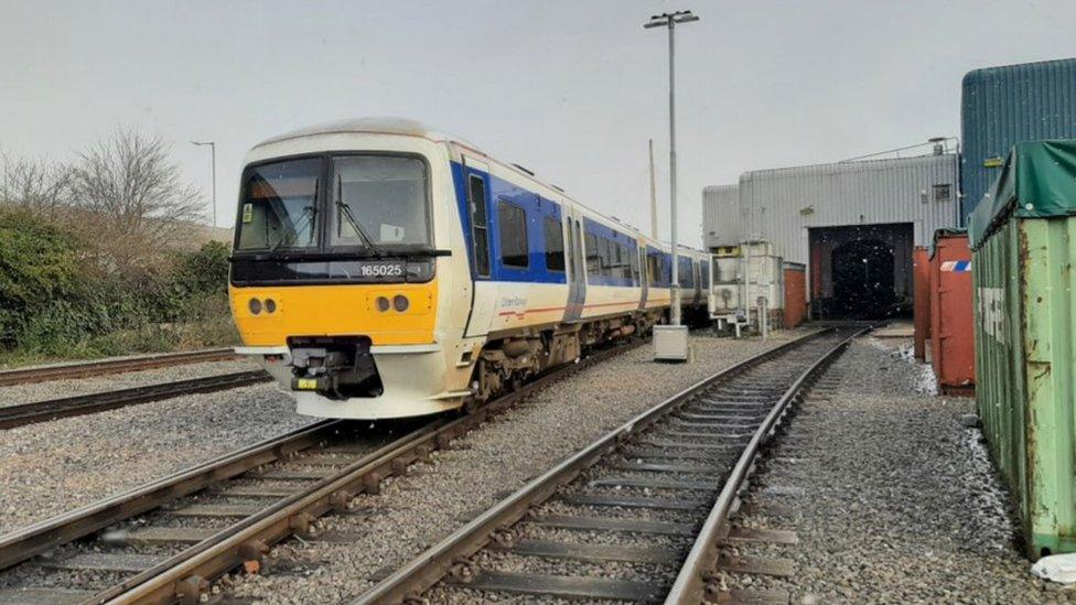 A Chiltern Railways train, not the one pictured, was involved in a near-miss with a London Underground train