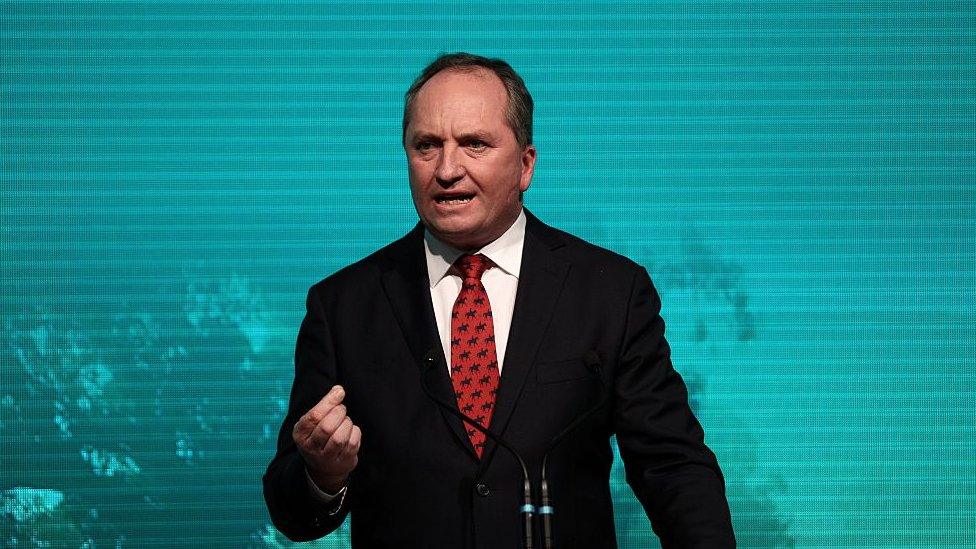 National Party Leader Barnaby Joyce speaks during the Liberal Party 2016 Federal Campaign Launch on 26 June 2016 in Sydney, Australia.