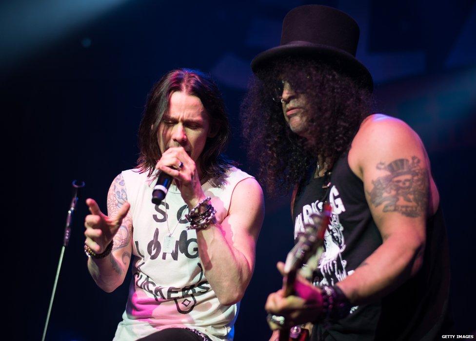 Myles Kennedy and Slash