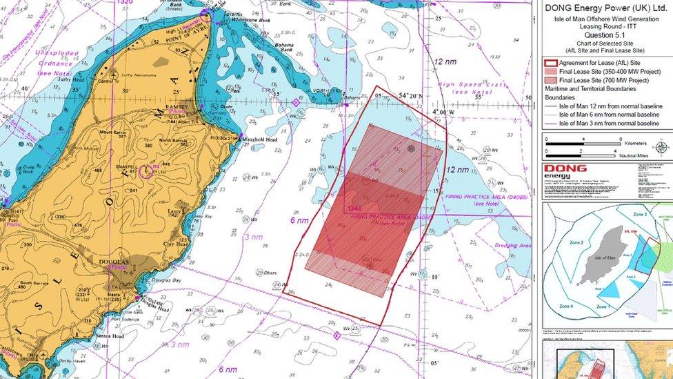 Map of wind farm zoning proposals