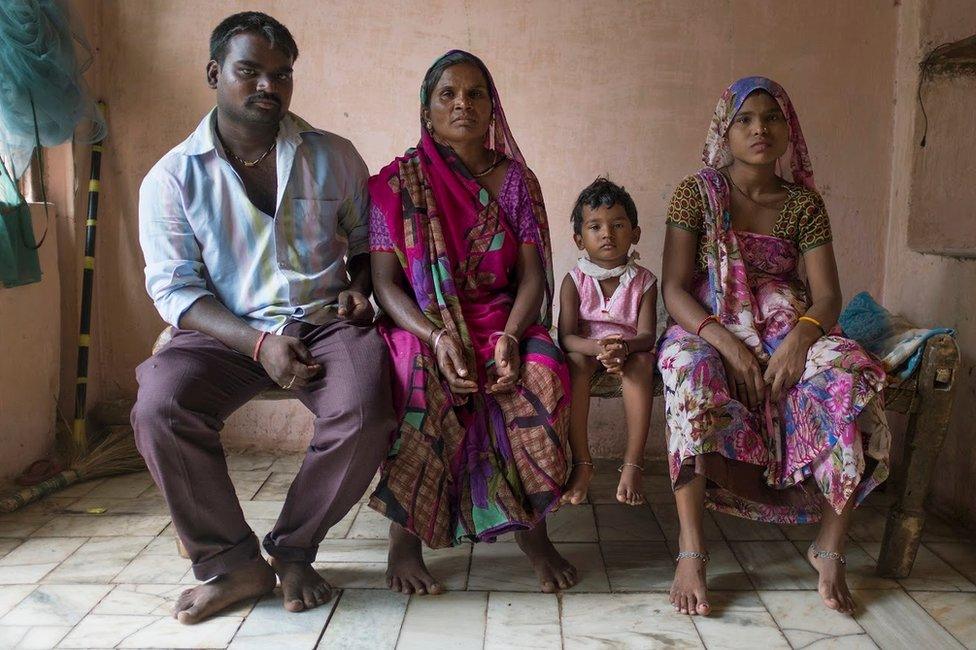 Dalit family