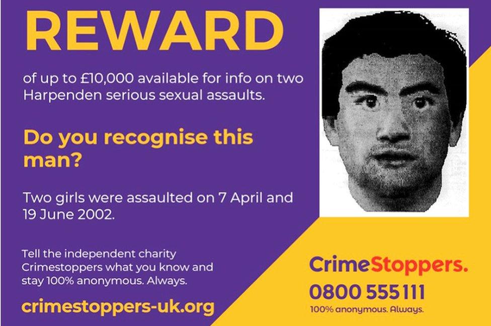 Crimestoppers reward poster