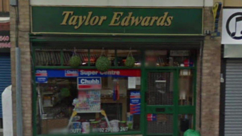 Taylor Edwards shop front