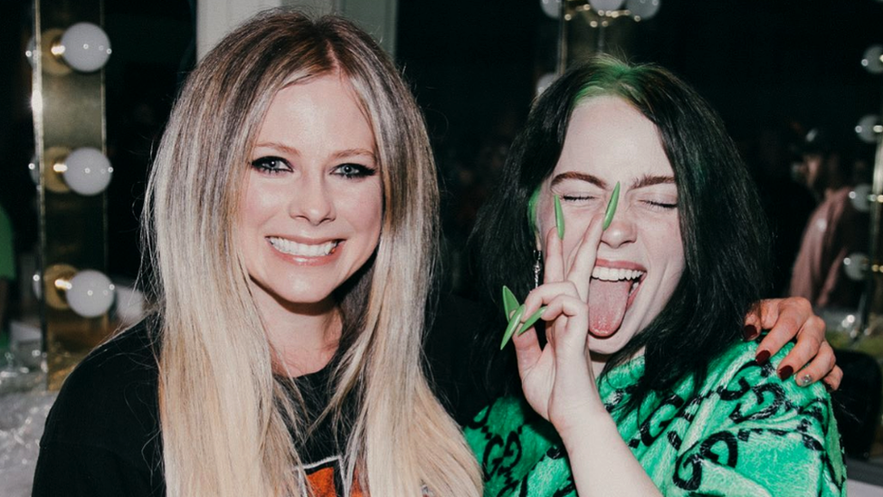 Avril Lavigne and Billie Eilish