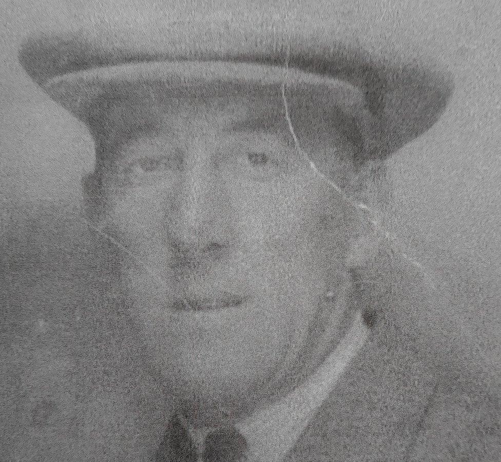 Lewis Smith served in the Durham Light Infantry, then the Labour Corp