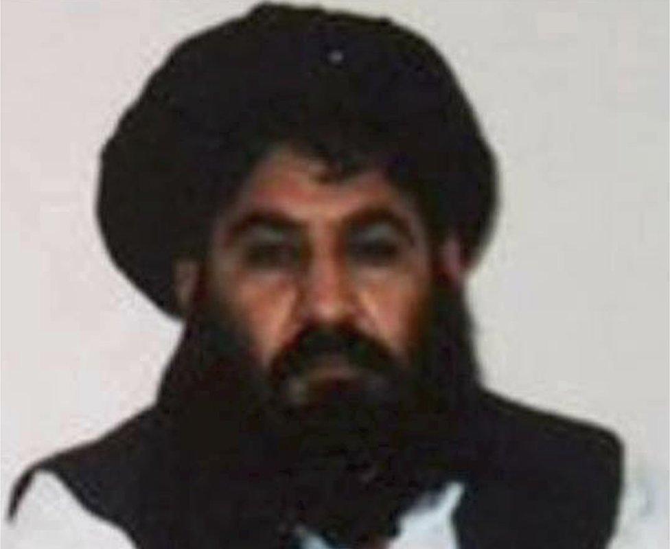 Mullah Akhtar Mohammad Mansour, new leader of the Taliban militants, is seen in this undated handout photograph by the Taliban