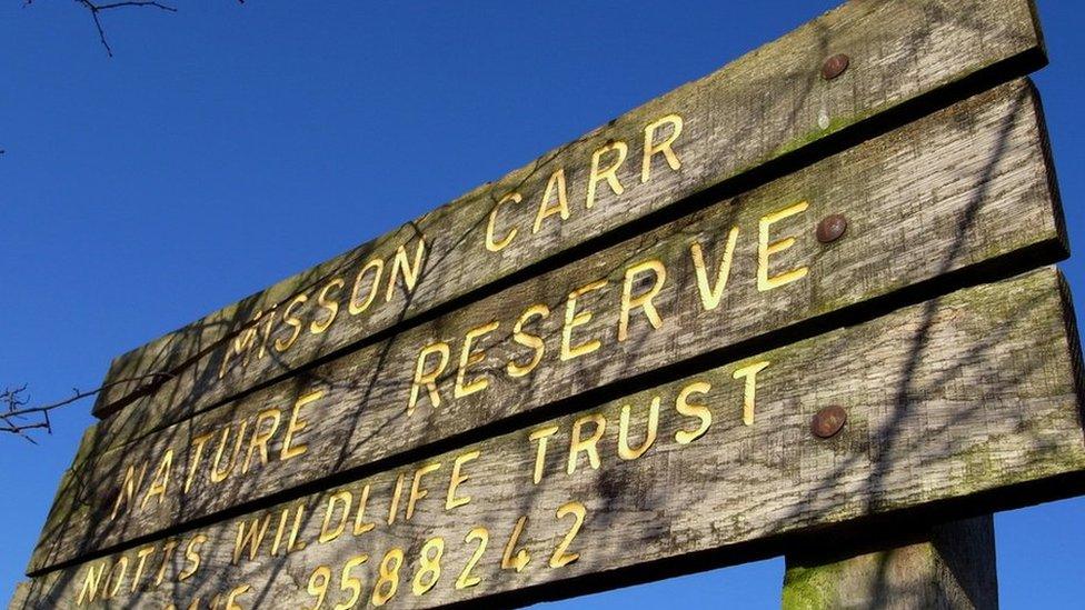 Misson Carr sign