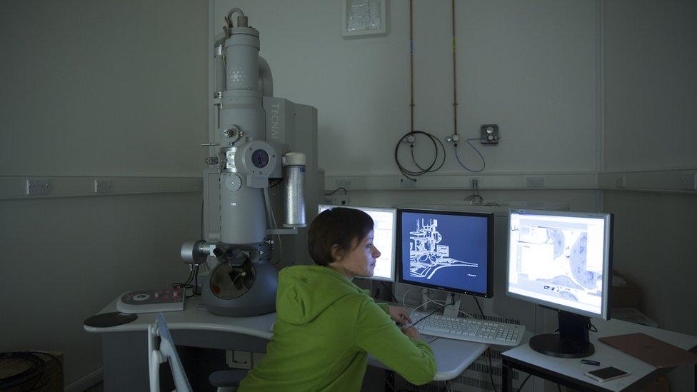 Biomedical equipment at the Francis Crick Institute in London