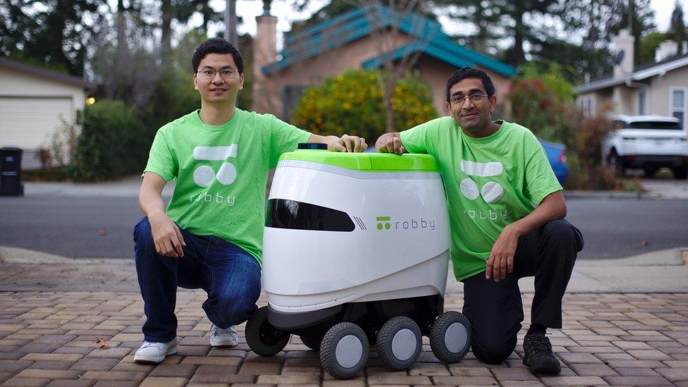 Robby co-founders Rui Li and Dheera Venkatraman