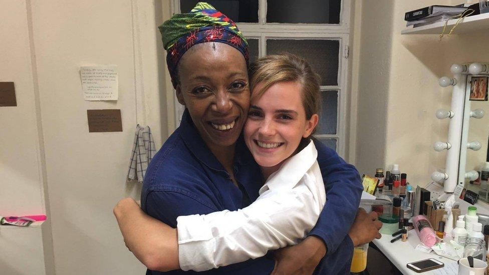 Emma Watson and Noma Dumezweni