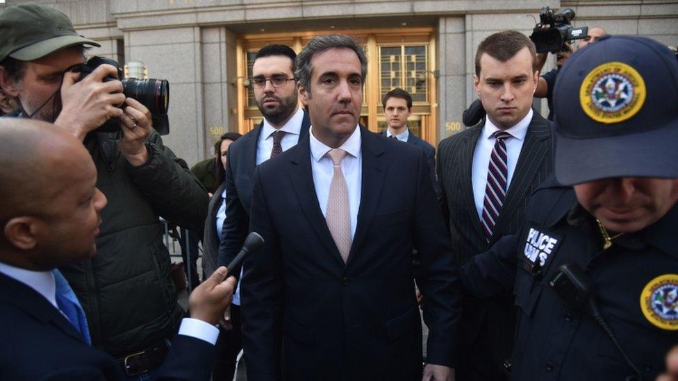 Michael Cohen in New York, April 2018