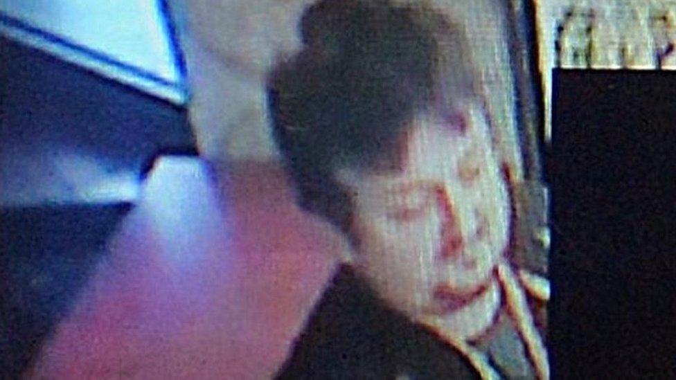 A CCTV image of Lukasz Urban