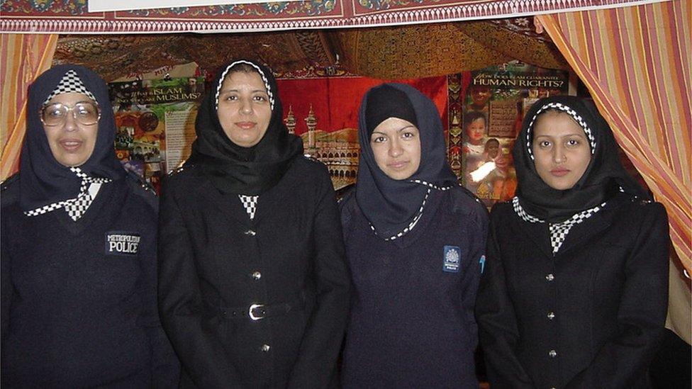 Metropolitan Police officers wearing hijab