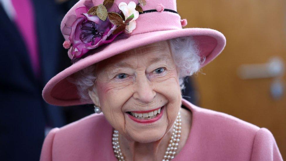 The Queen smiling at a public engagement