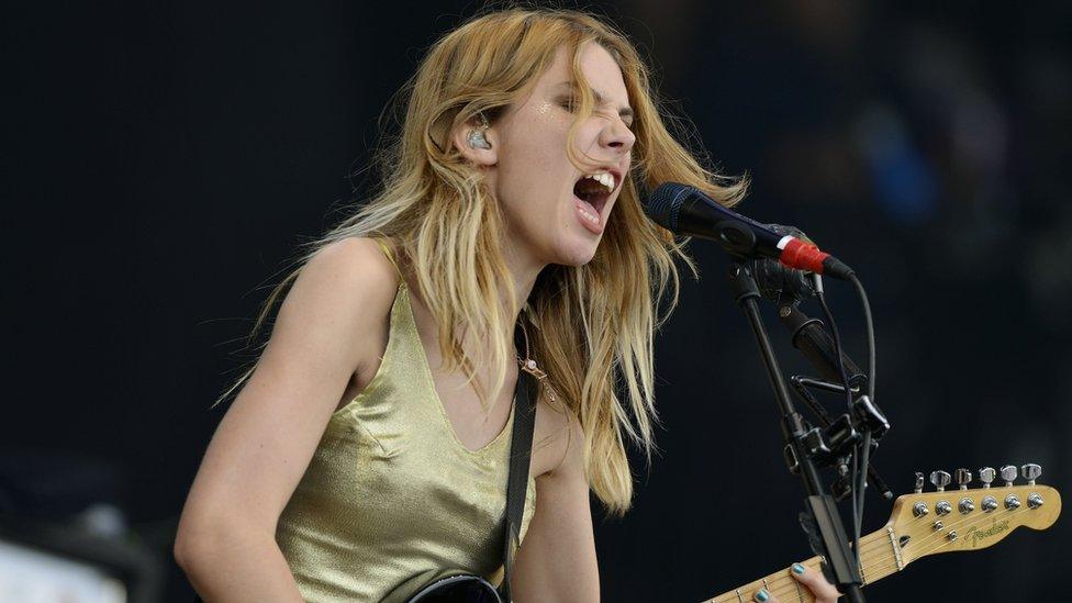 Wolf Alice on the Pyramid Stage