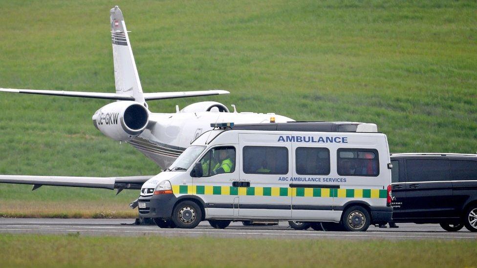 Plane carrying Stephanie Inglis