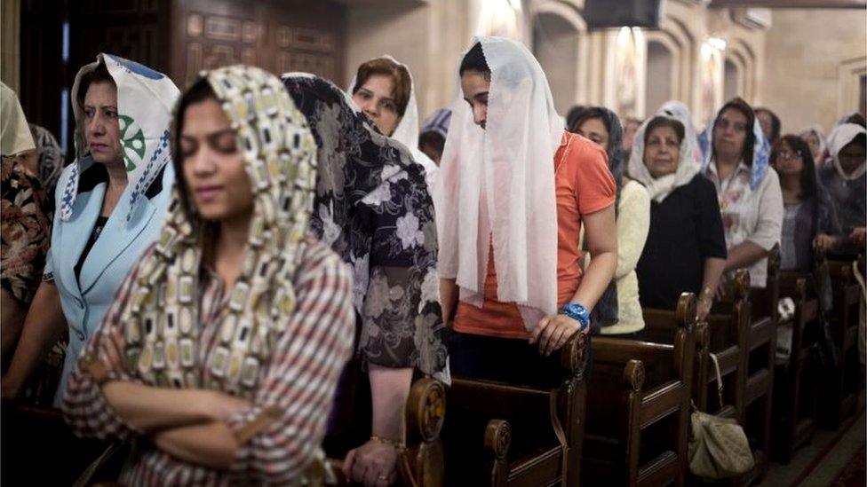 Coptic Christians in Cairo (file photo)