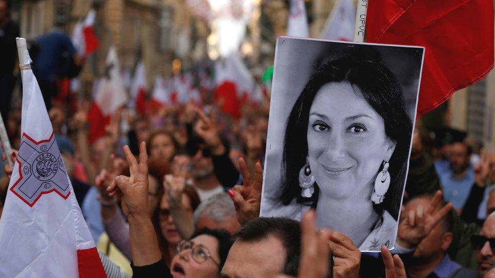 Rally for Caruana Galizia in Valletta, 29 Apr 18