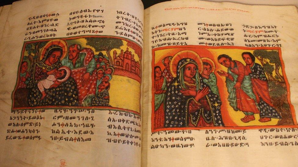 One of the Ethiopian manuscripts