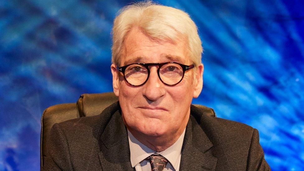 Jeremy Paxman on University Challenge in 2020