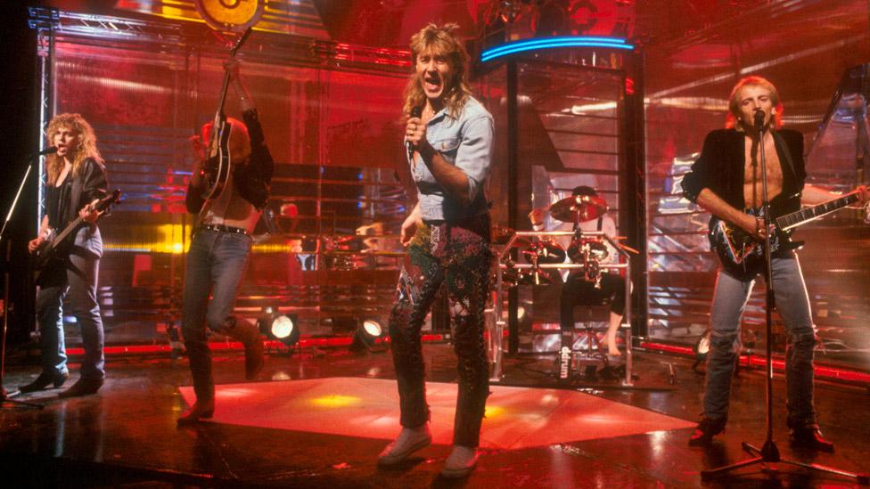 Def Leppard on Top of the Pops