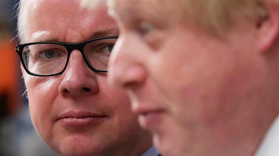 Michael Gove and Boris Johnson