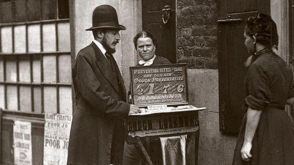 Street remedy seller 1877