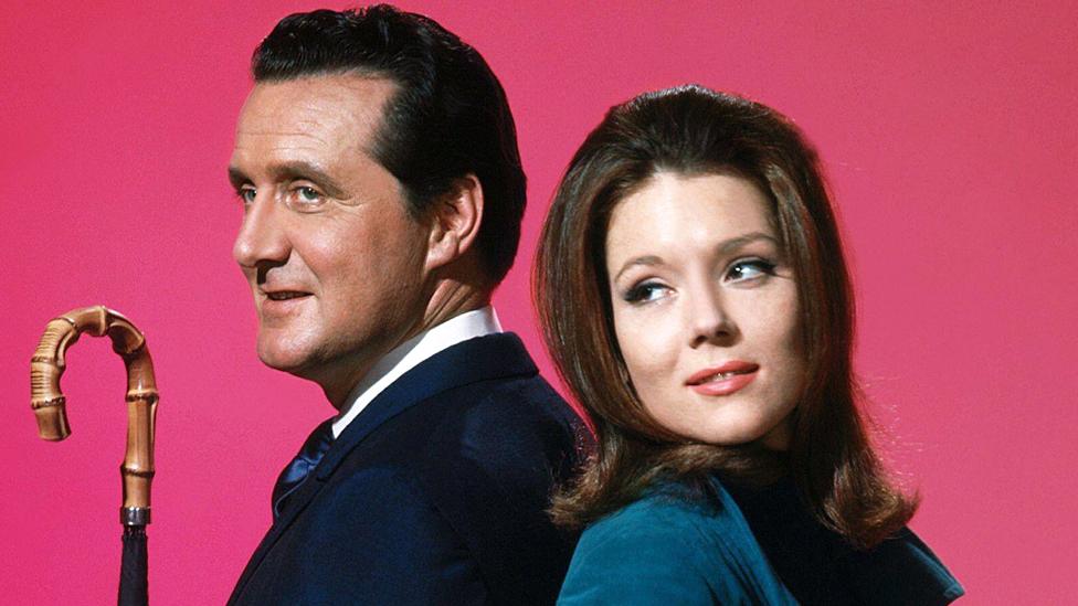 Patrick Macnee and Diana Rigg in The Avengers in 1967