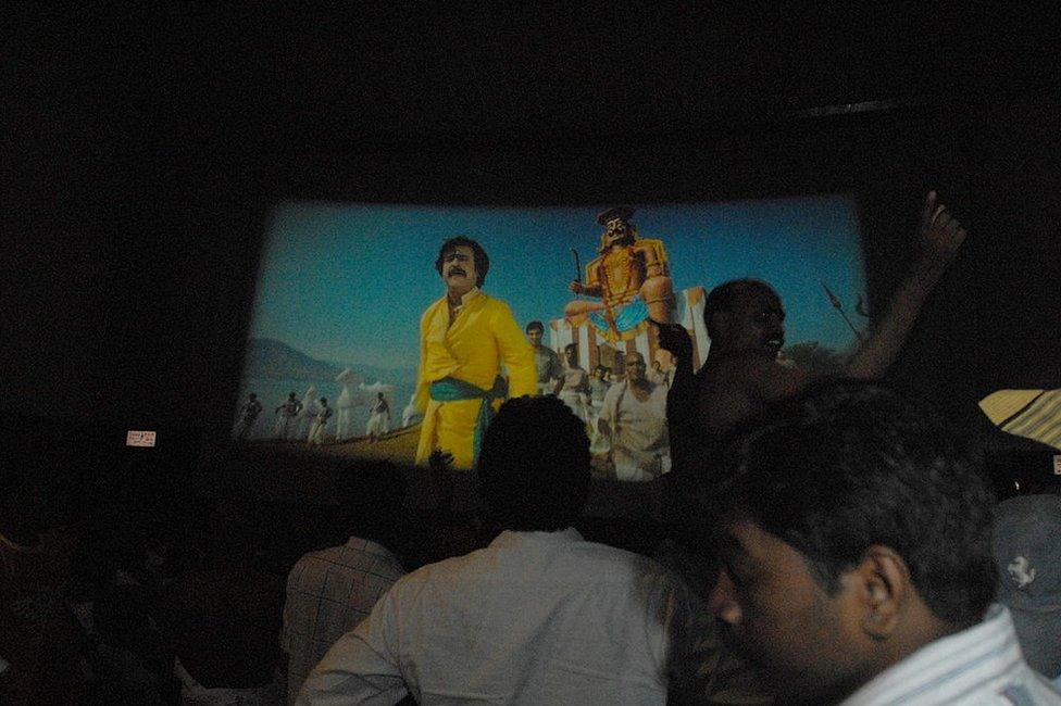 Rajinikanth film screening