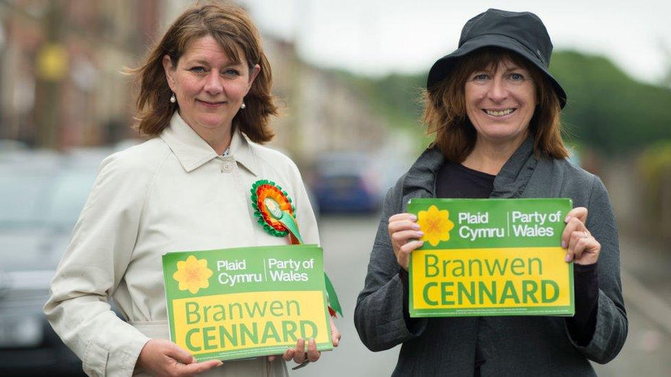 Leanne Wood a Branwen Cennard