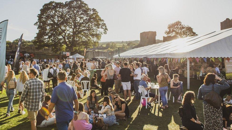 Visitors to last year's food festival