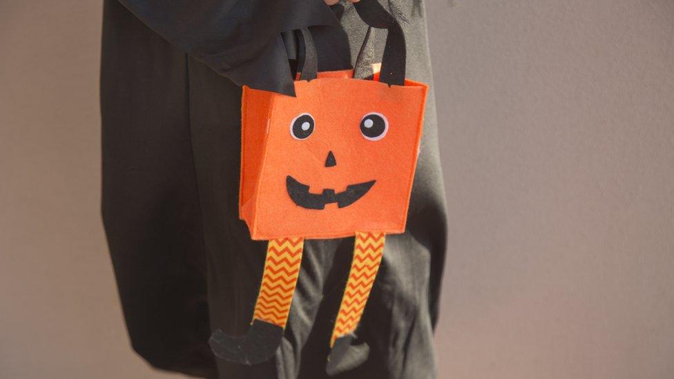 A pumpkin bag