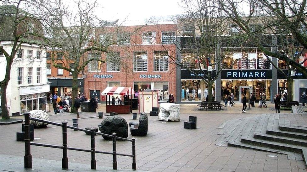 The Haymarket in Norwich