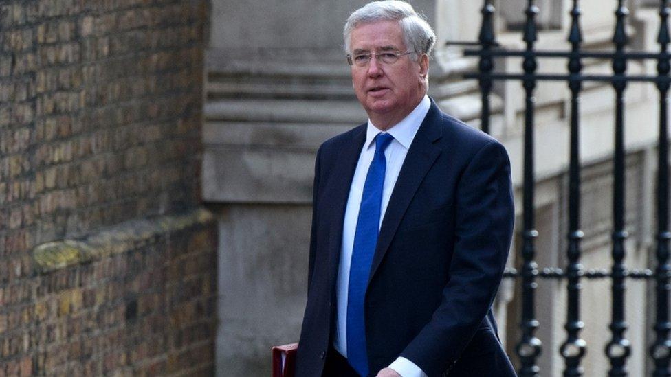 Defence Secretary Michael Fallon