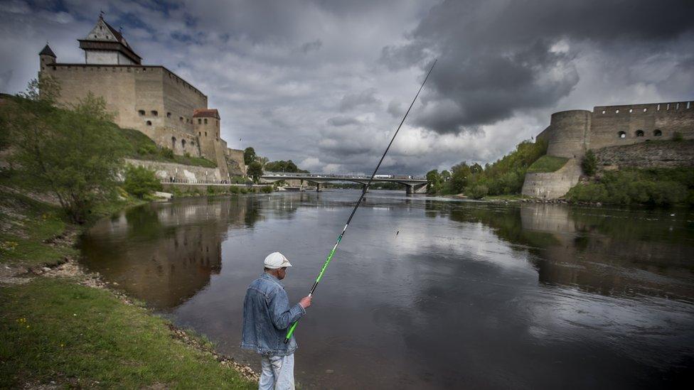 The River Narva (file image)