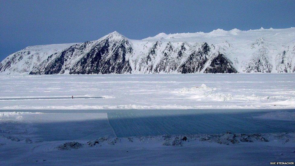 Little Diomede in winter