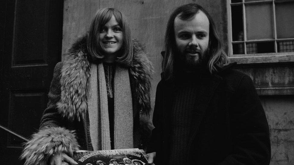 Annie Nightingale and John Peel