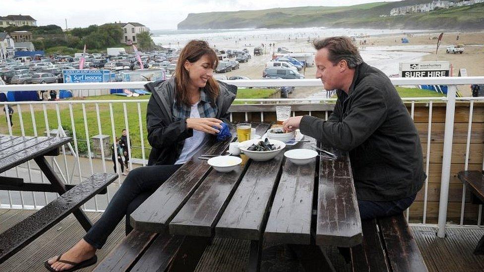 David and Samantha Cameron