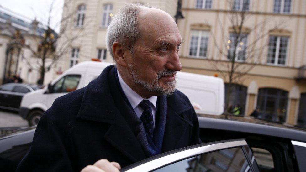 Defence Minister Antoni Macierewicz