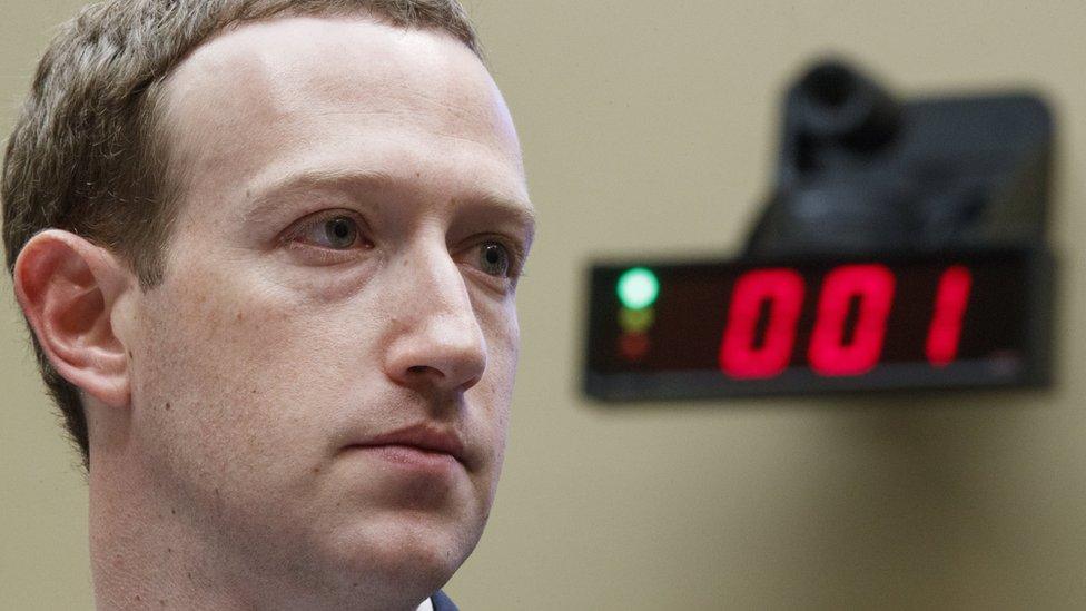 CEO of Facebook Mark Zuckerberg testifies before the House of Representatives House Energy and Commerce Committee